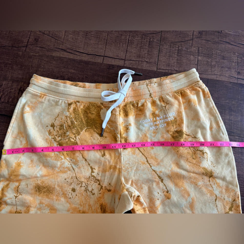 Yellow Tie Dye Style Joggers | Today I am Filled with Happiness Quote - Picture 7 of 11